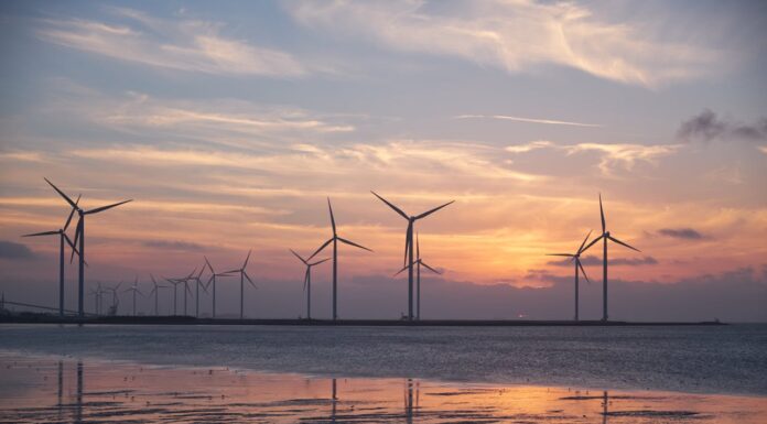 Wind farm - sustainable energy