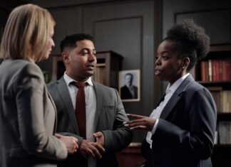 Declining Media Opportunities: A Guide for Communications Professionals lawyers meeting in a courtroom