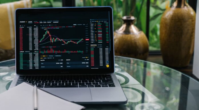 stock charts blockchain
