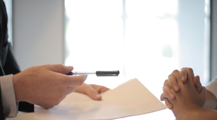 trust signing a document