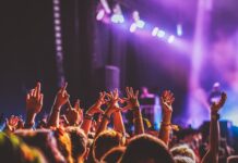Crowd,Partying,Stage,Lights,Live,Concert,Summer,Music,Festival